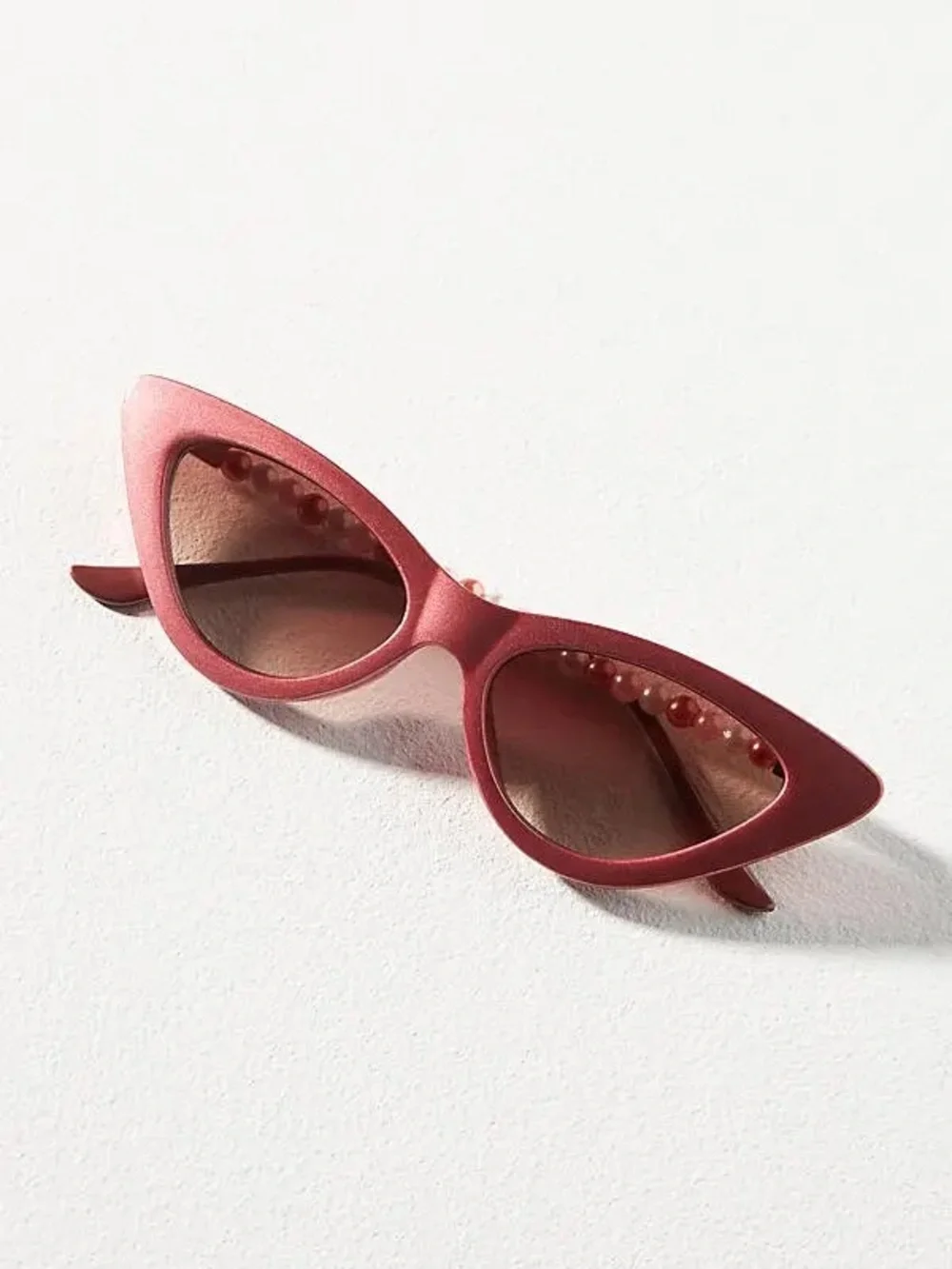 NWT Anthropologie Rose Chain Arm Cat eye sunglasses